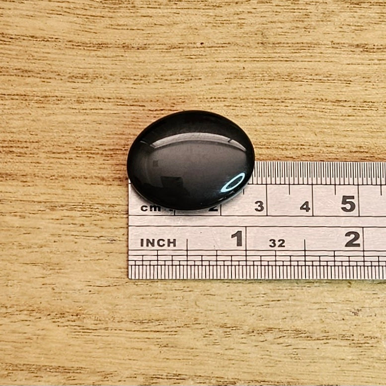 Rainbow Obsidian Oval Cabochon.