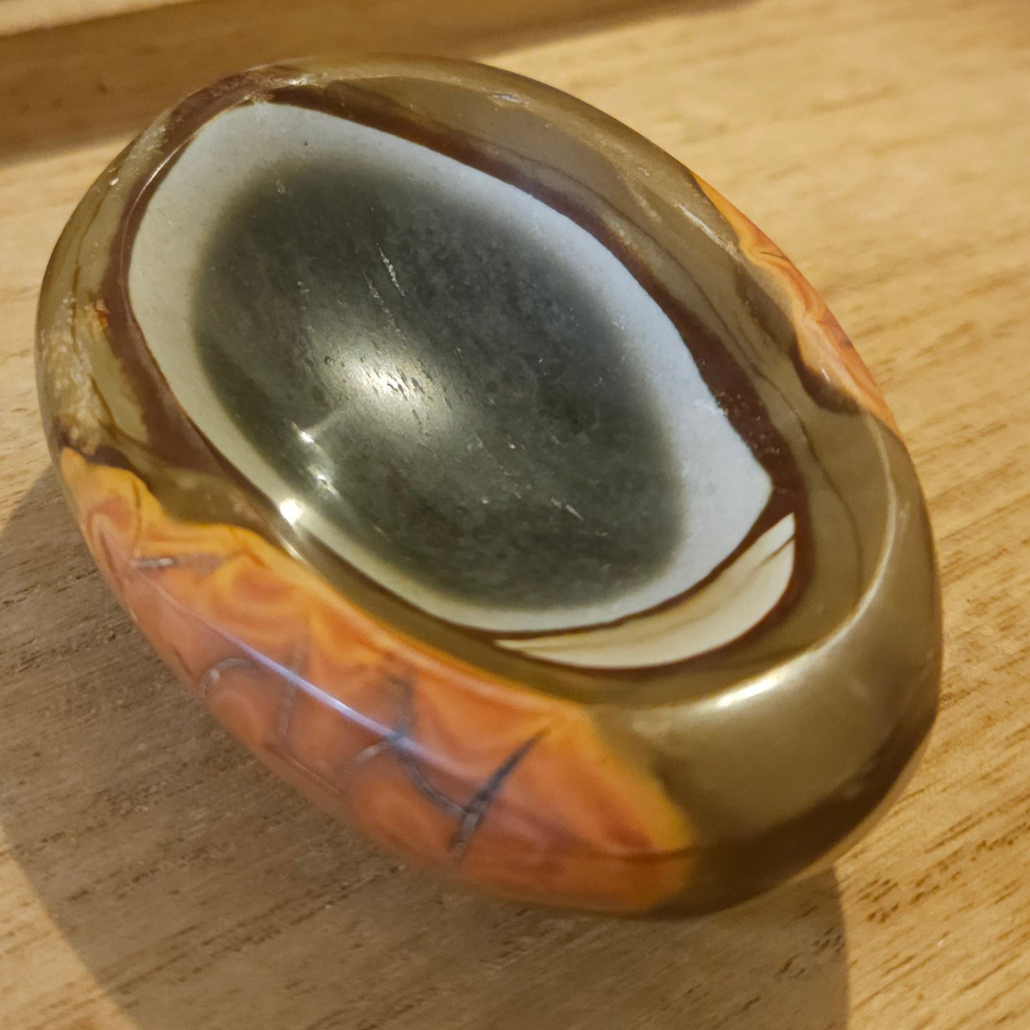 Polychrome Jasper Bowl.