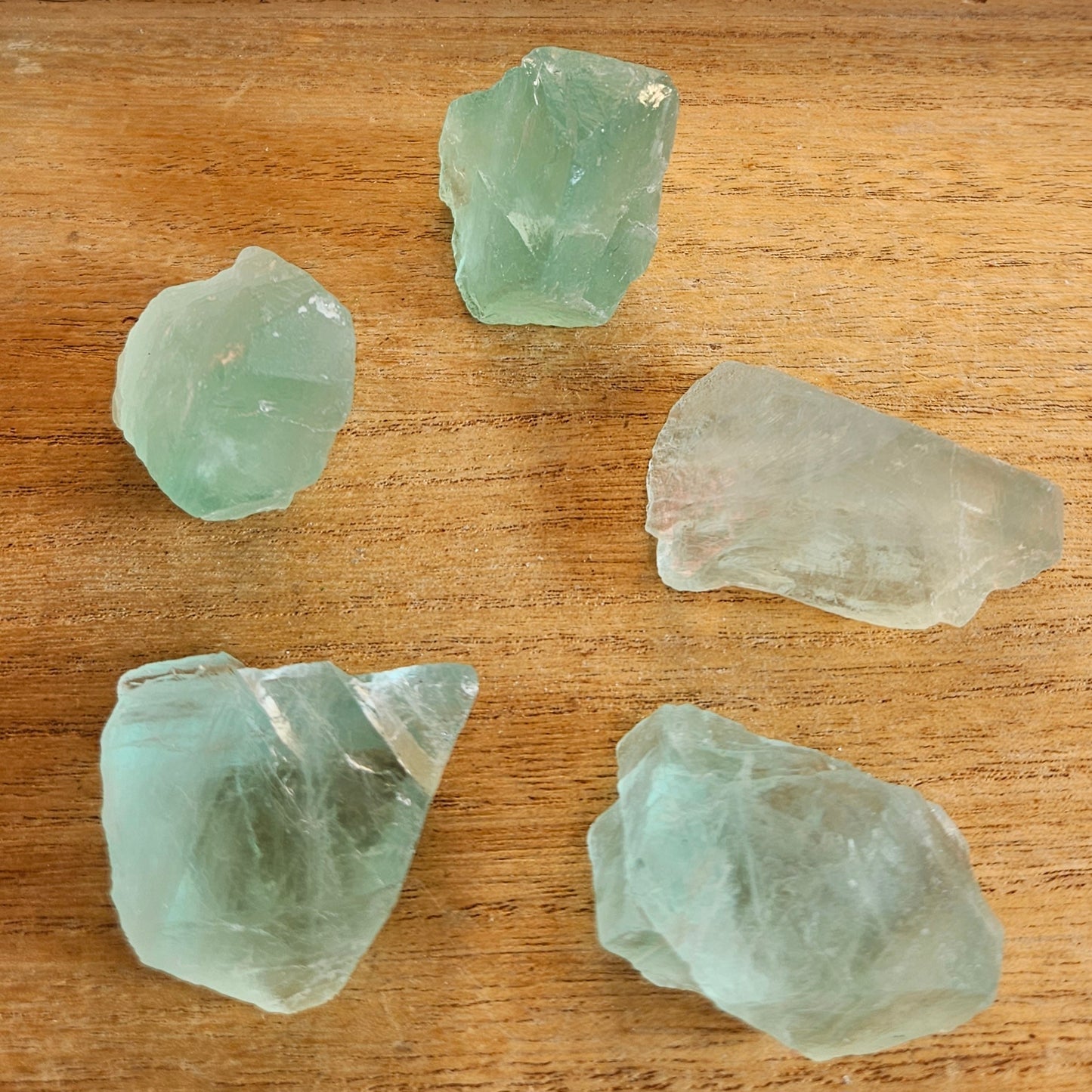 Green Fluorite Raw.