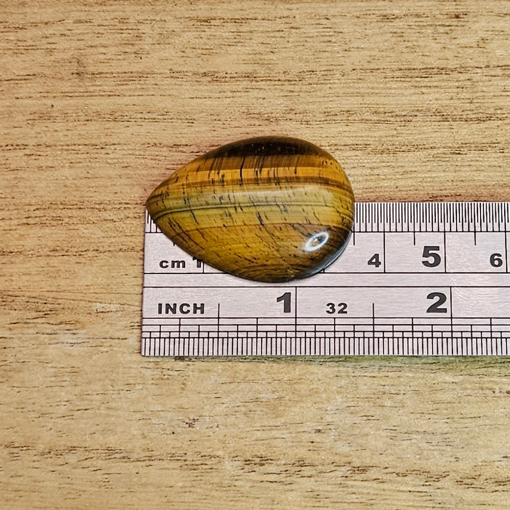 Tiger's Eye Tear-drop Cabochon.