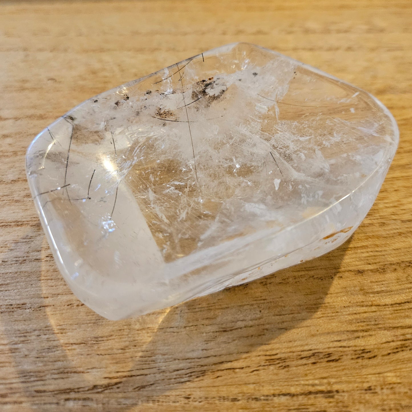 Black Rutilated Quartz Bowl.
