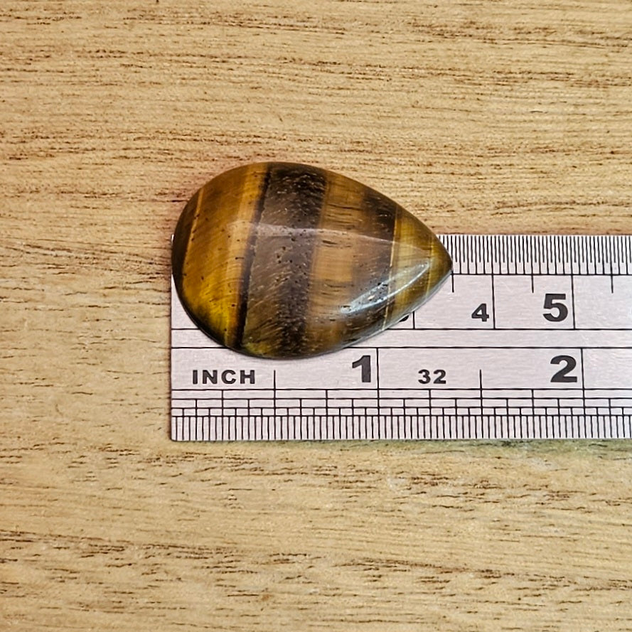 Tiger's Eye Tear-drop Cabochon.