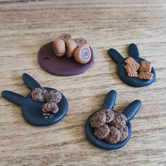 Miniature Handmade Cookie Tray Set.