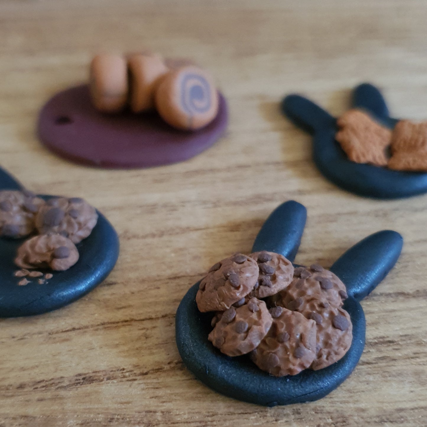 Miniature Handmade Cookie Tray Set.