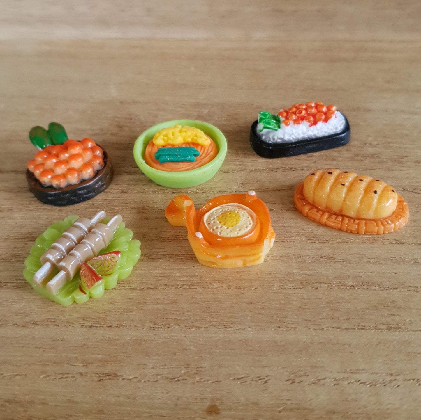 Miniature Food Sets. 6pcs.