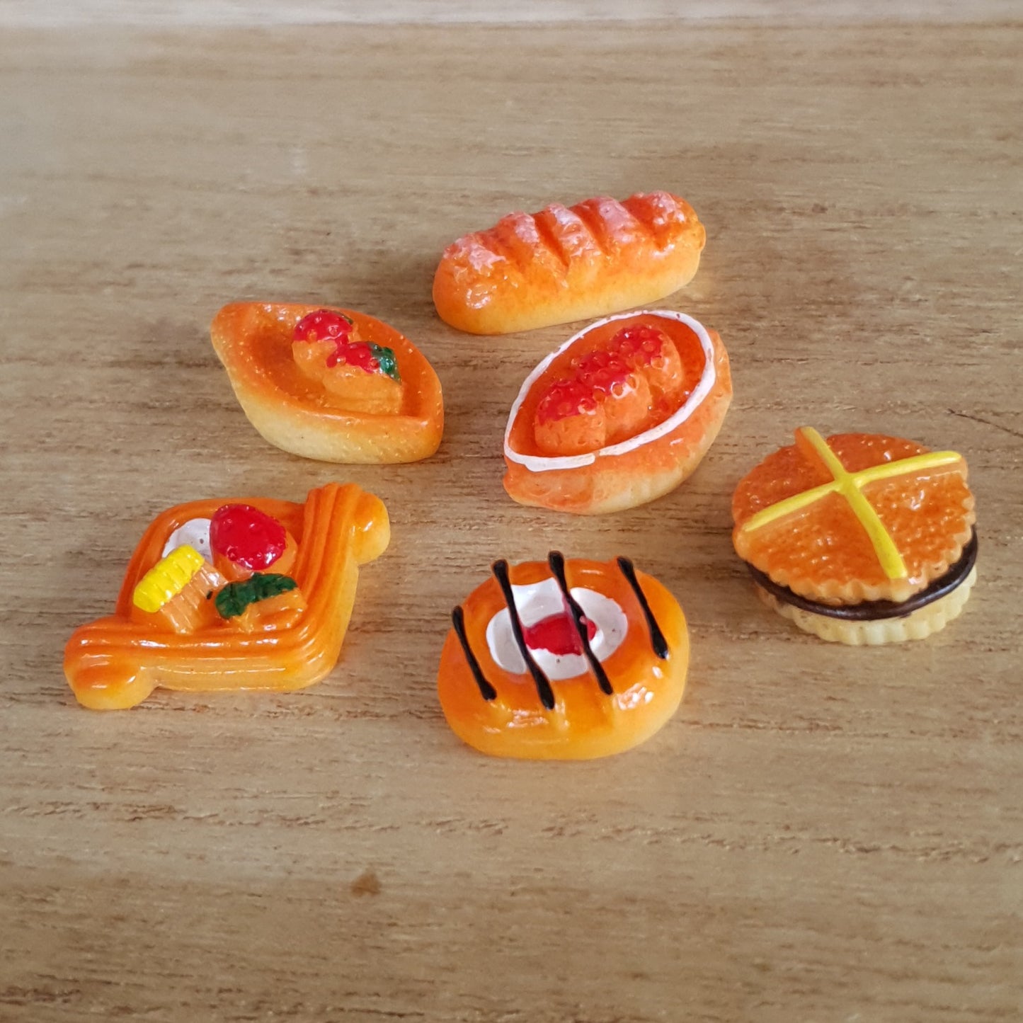 Miniature Food Sets. 6pcs.