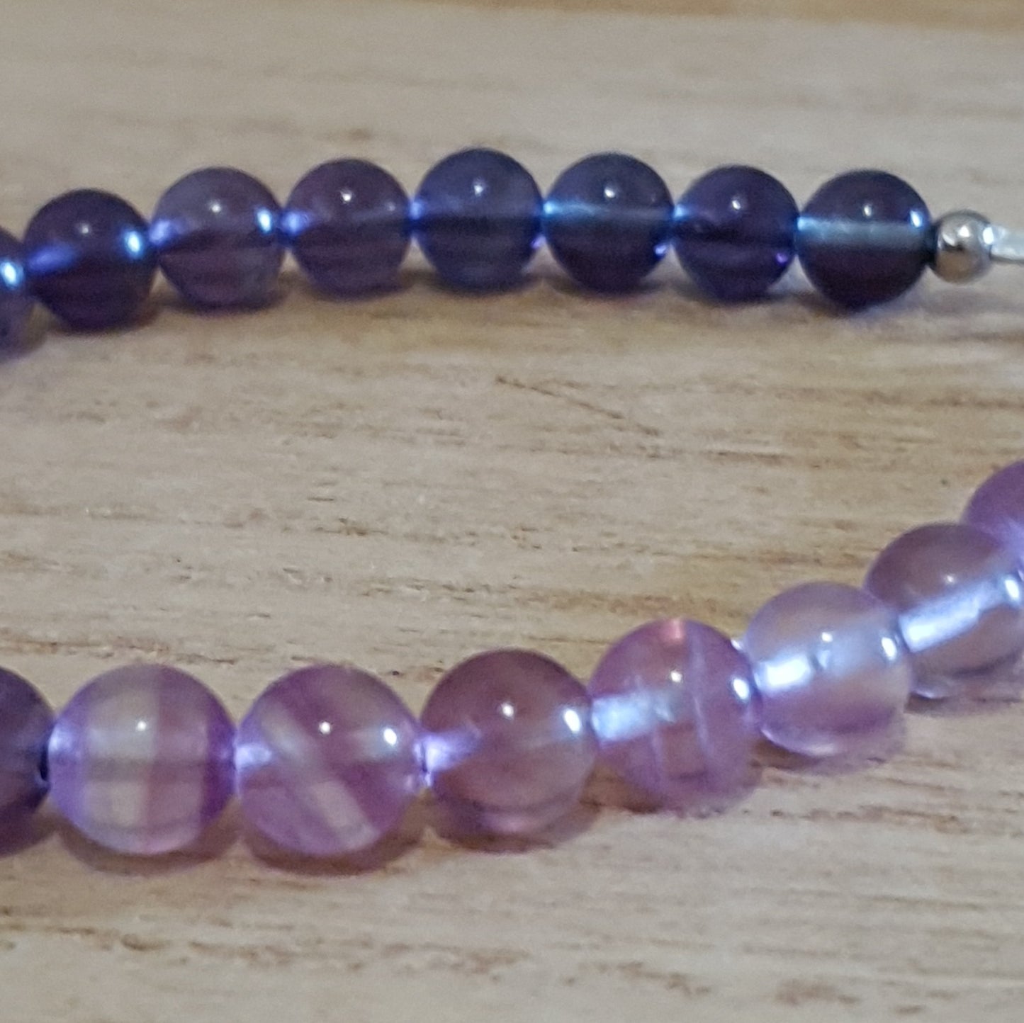 Rainbow Fluorite Handmade Bracelet.