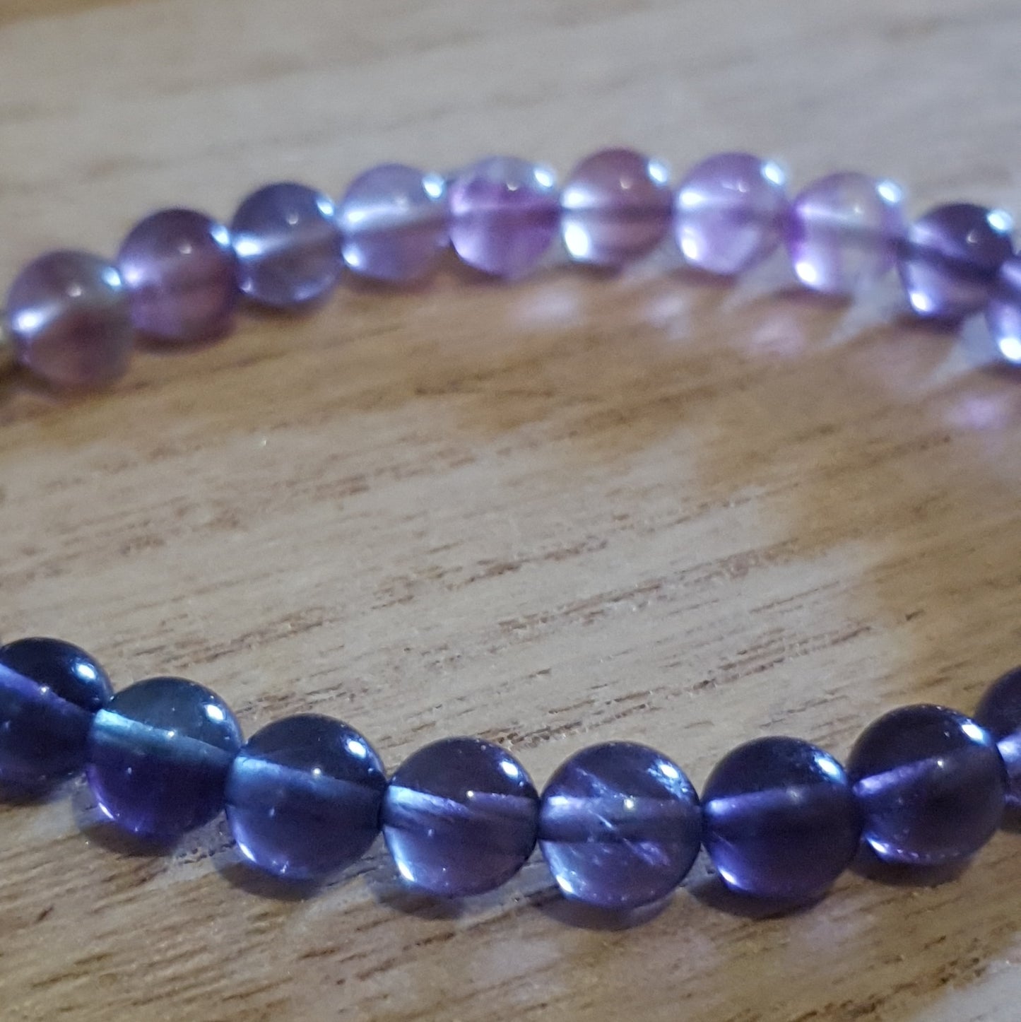 Rainbow Fluorite Handmade Bracelet.