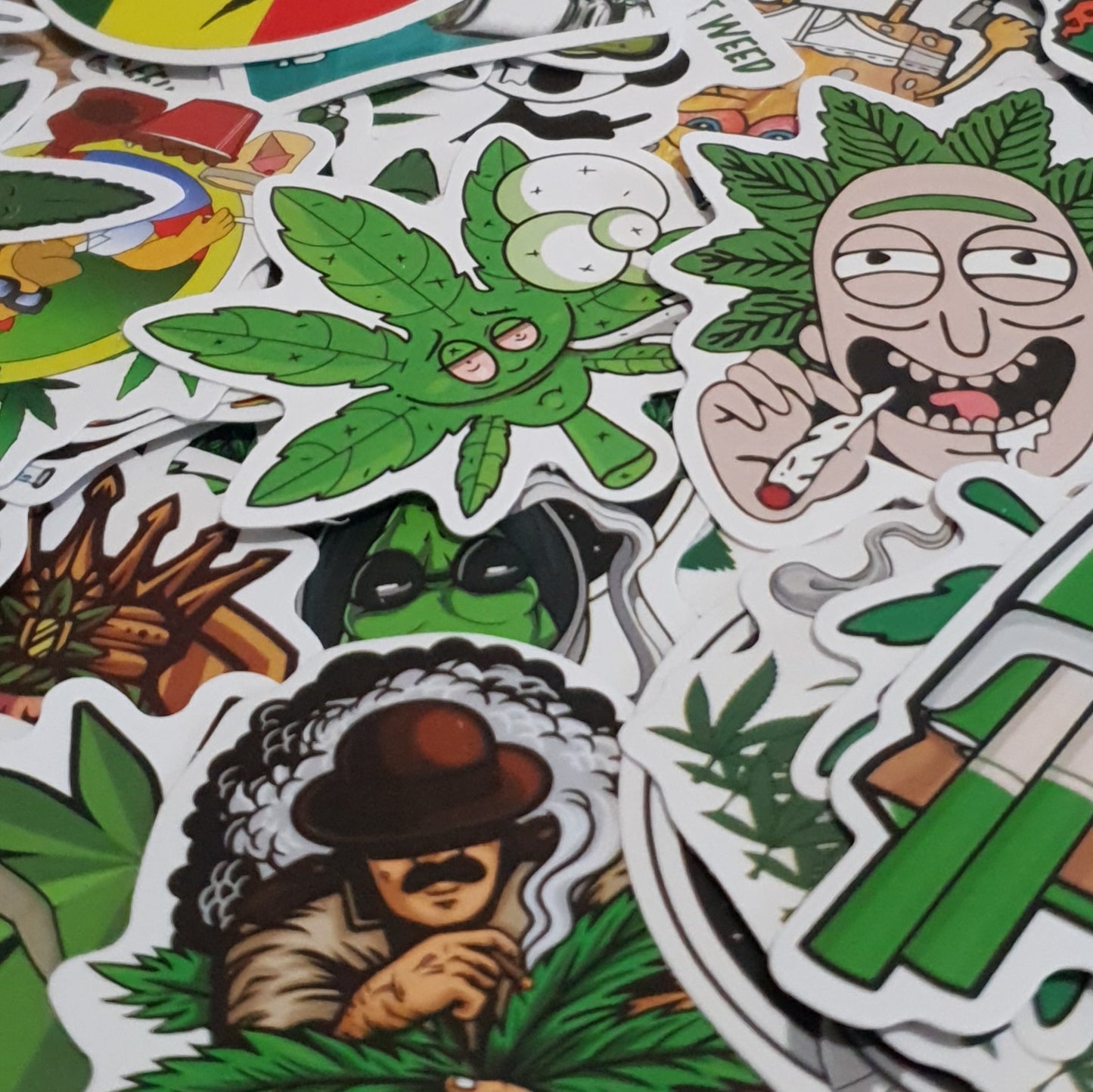 Stoner Stickers. 10 Pack of 420 Themed Stickers.