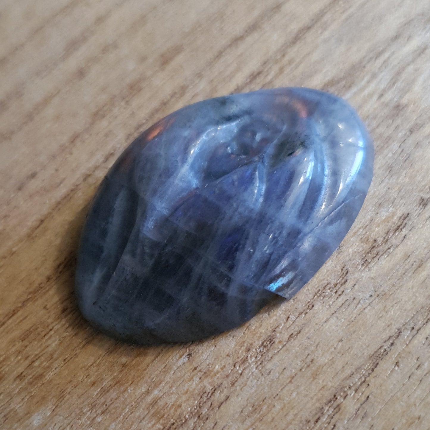 Labradorite Lady Part. Crystal Vagina Carving. *Discounted Small Chip*