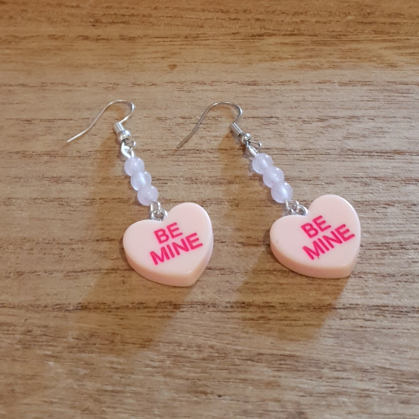 Be Mine Valentine's Earrings. Assorted Material Be Mine Earrings.