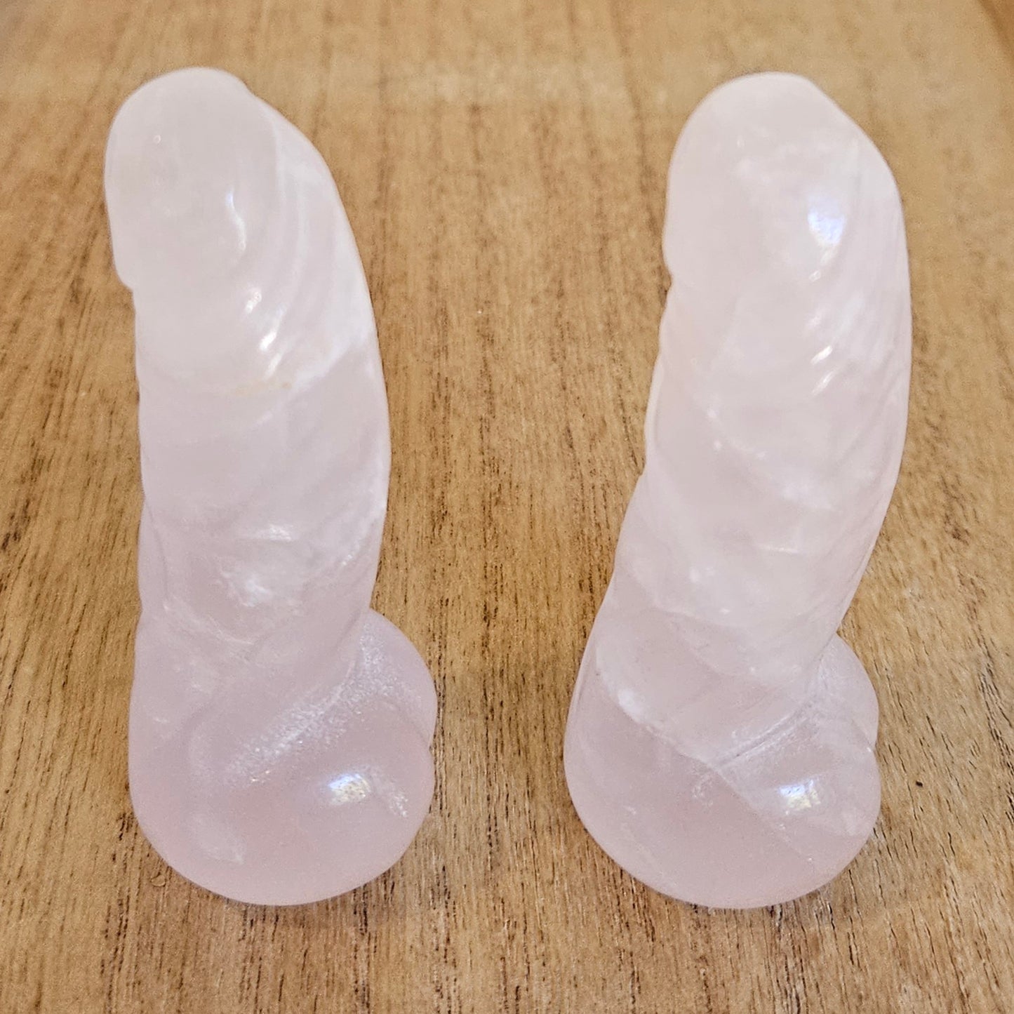 Rose Quartz Man Member. Rose Quartz Penis Carving.