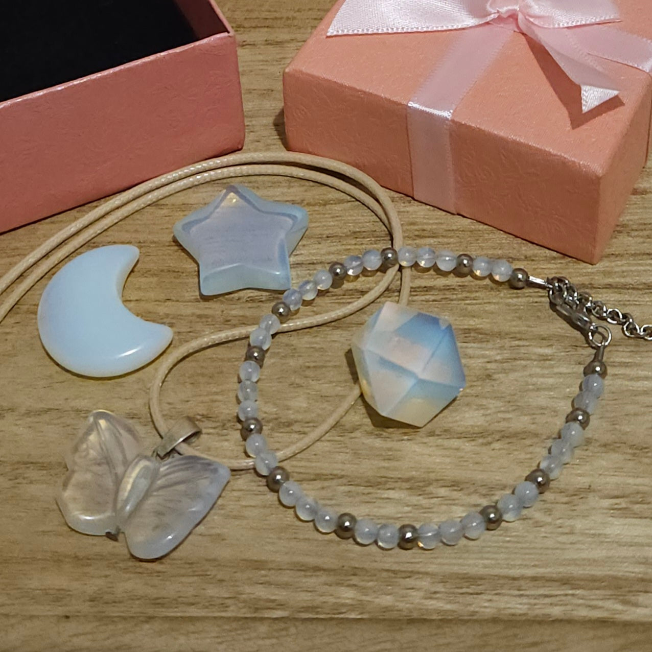 Opalite Gift Pack. Mix of Assorted Opalite Crystals.