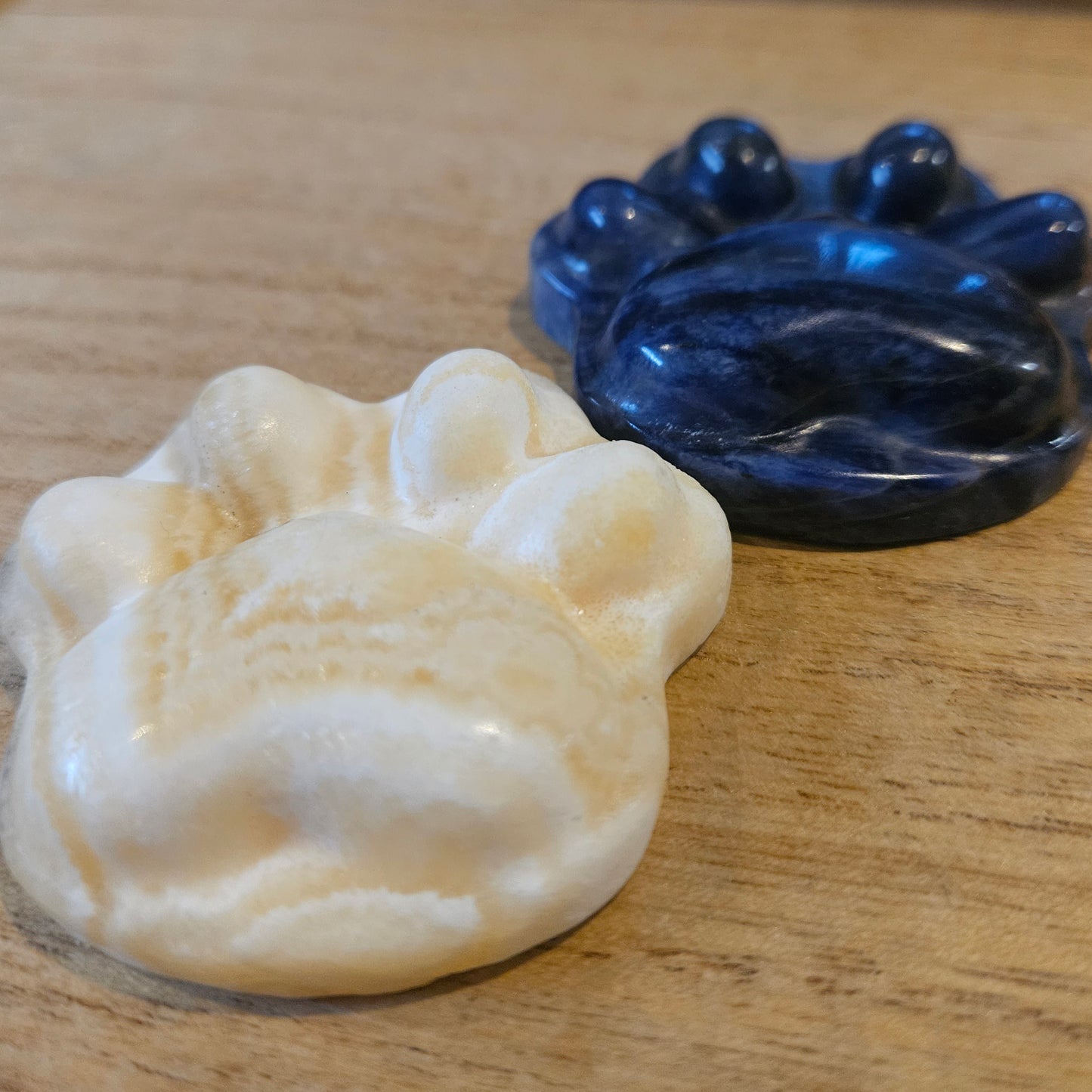 Sodalite & Banded Calcite Puffy Paw.