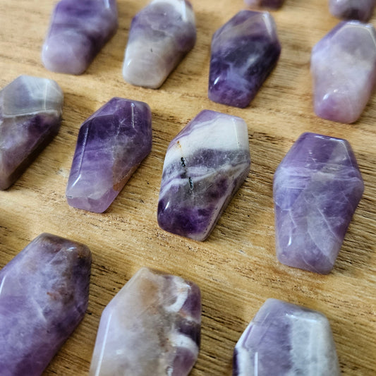 Dream Amethyst Mini Coffin.