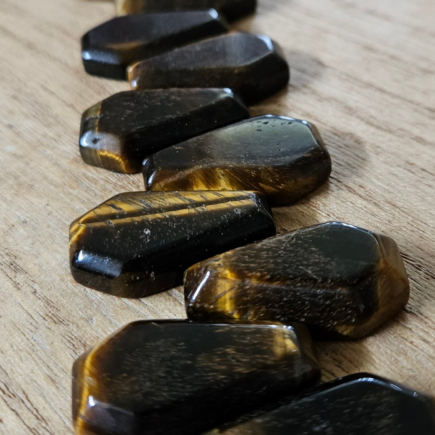 Tigers Eye Mini Coffin.