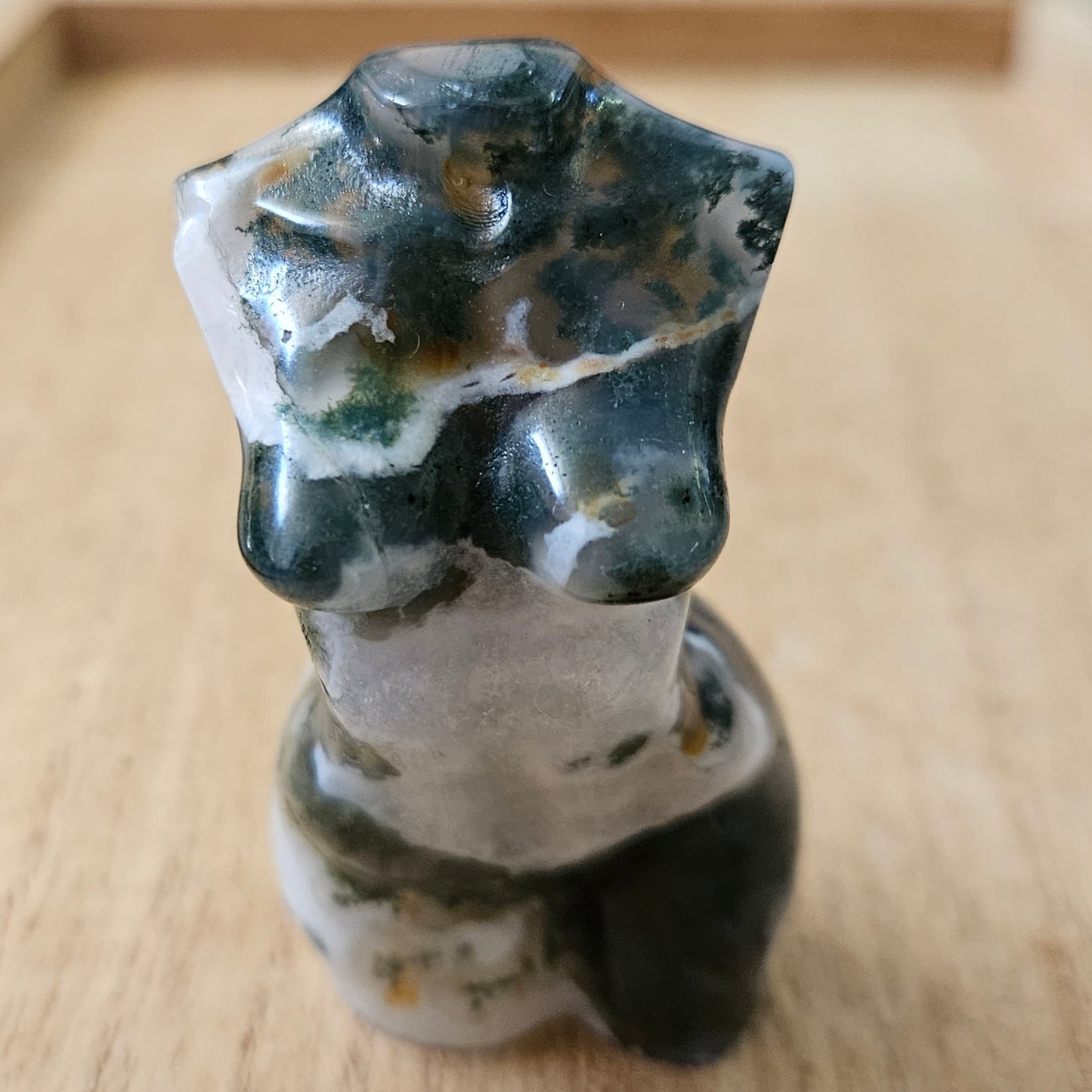 Moss Agate Slender Lady Body.