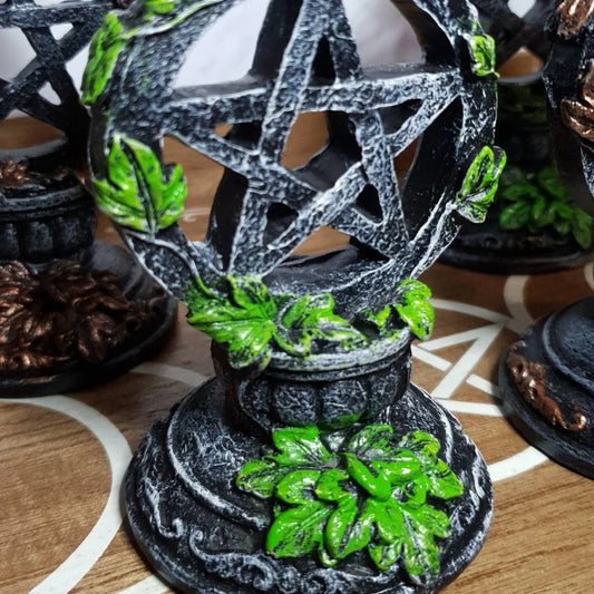 Pentagram Sphere Holder. Available in Two Colours.