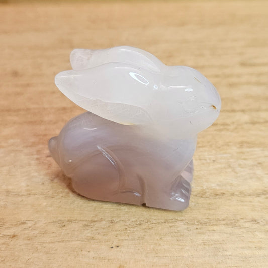 Agate Rabbit Carving.