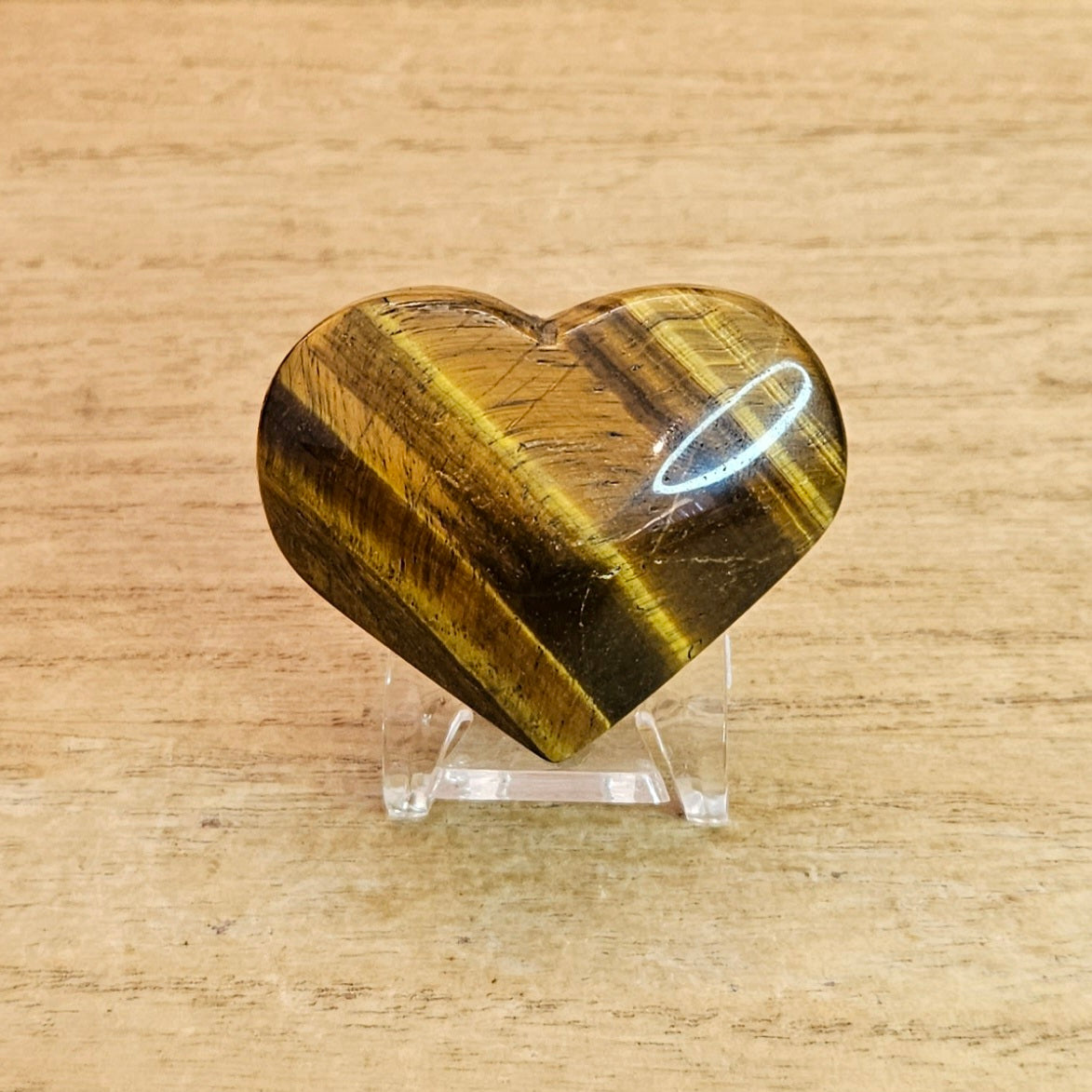 Tigers Eye Heart Carving. *Sold Separately*