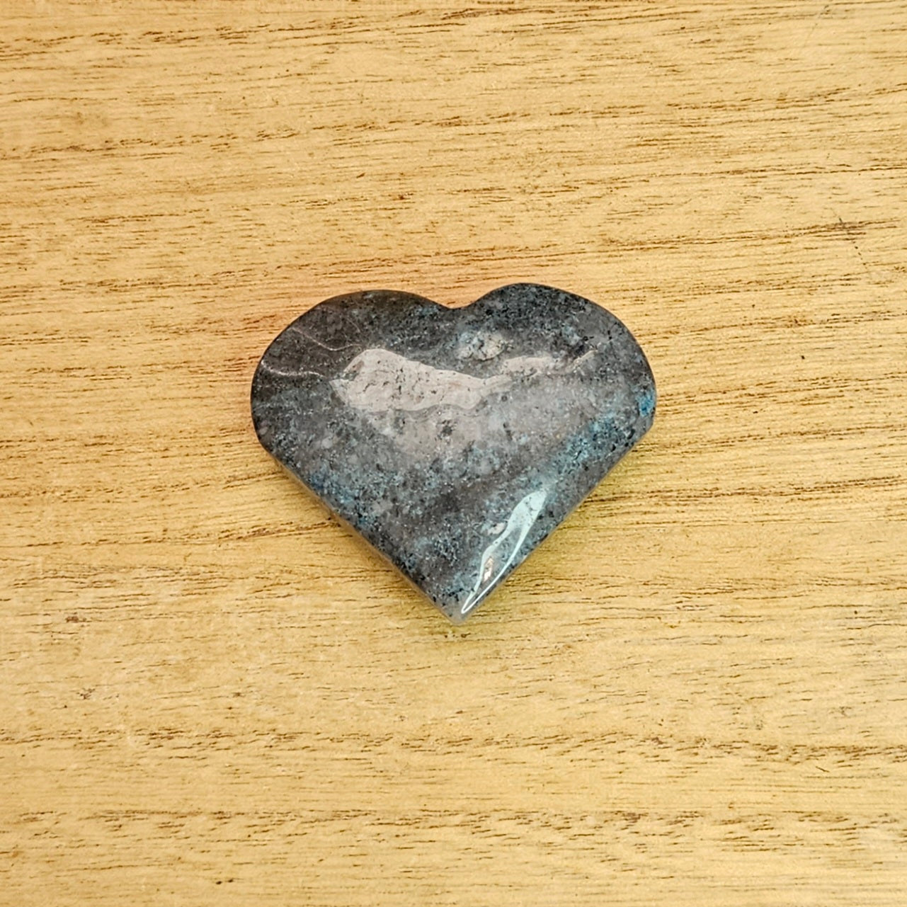 Trolleite Heart Carving.