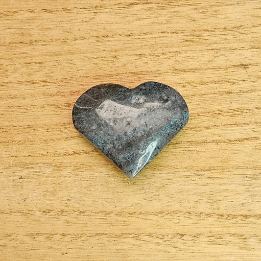 Trolleite Heart Carving.