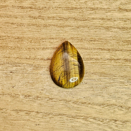 Tiger's Eye Tear-drop Cabochon.