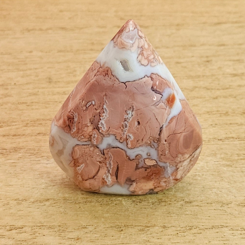 Pink Cotton Candy Agate Flame.