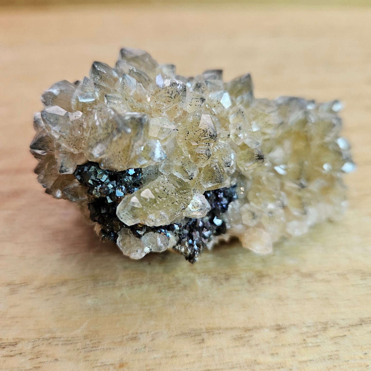 Quartz and Pyrite Cluster.