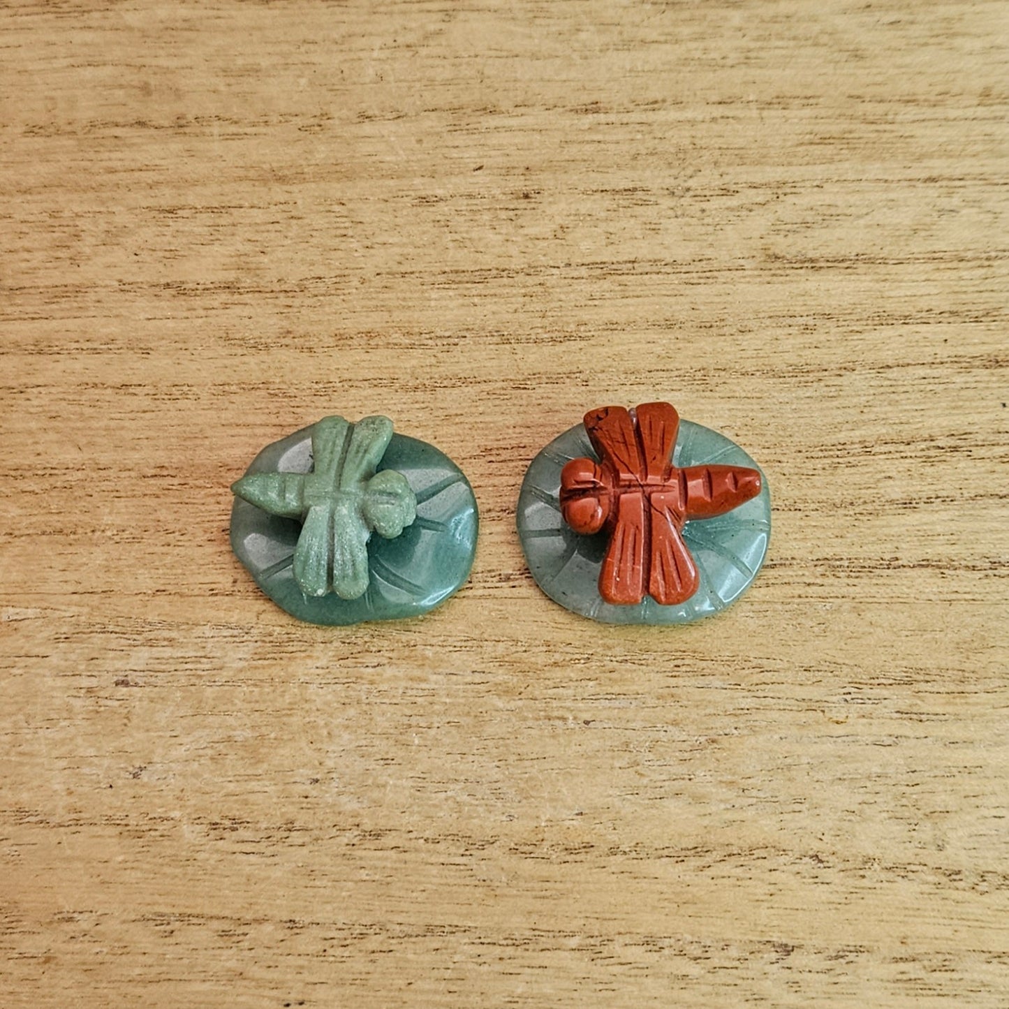 Dragonfly on a Lilypad Carving. *Comes in Assorted Materials* *Sold Separately*