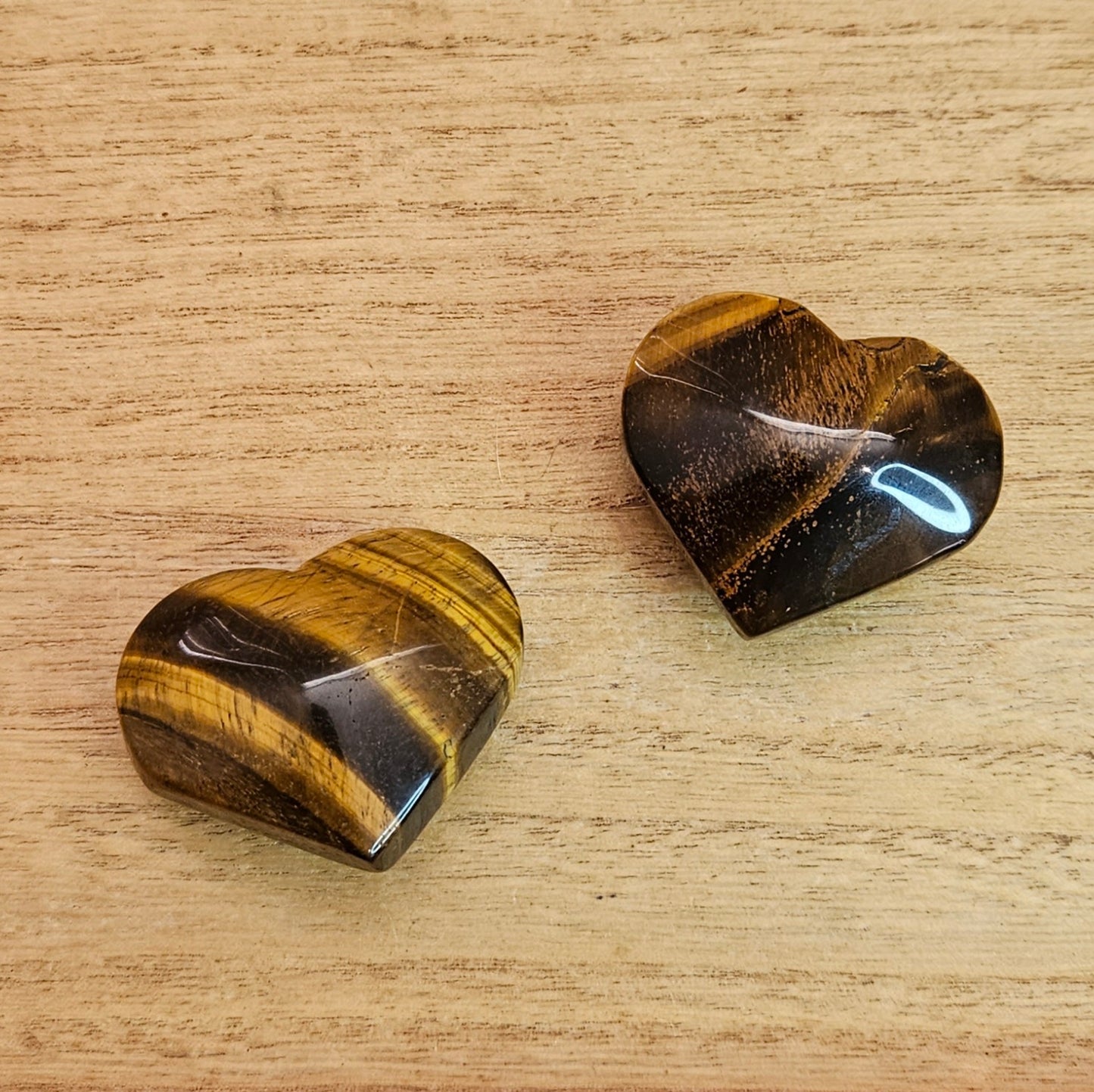 Tigers Eye Heart Carving. *Sold Separately*