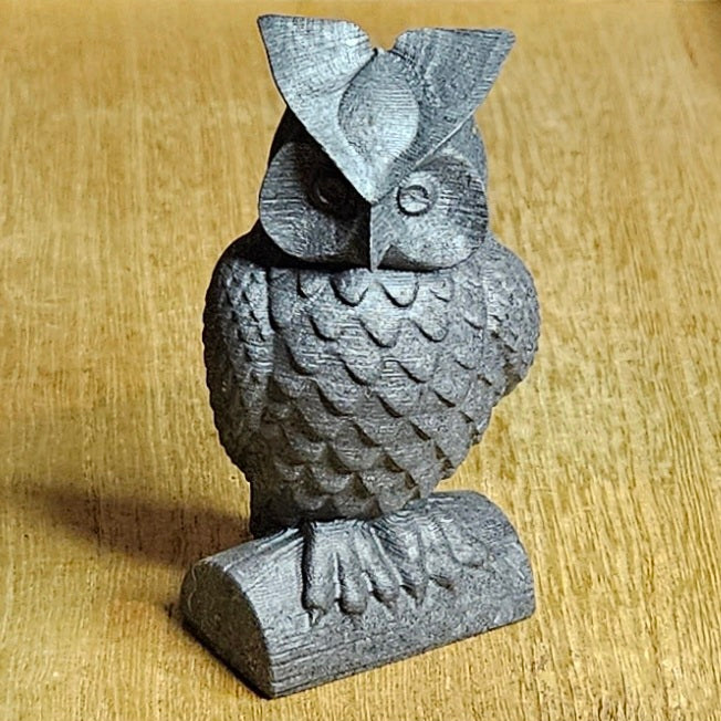 Shungite Owl Carving.