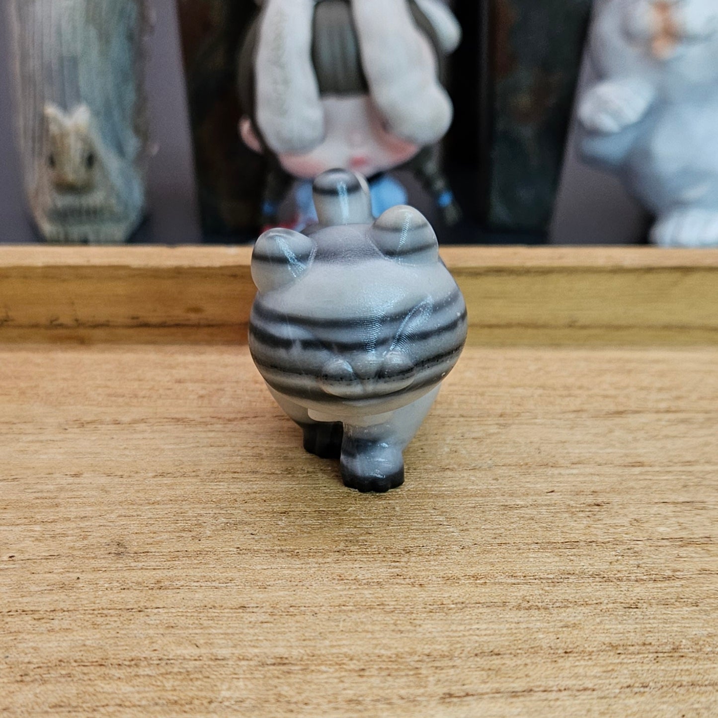 Taiji Jade Cat Carving.