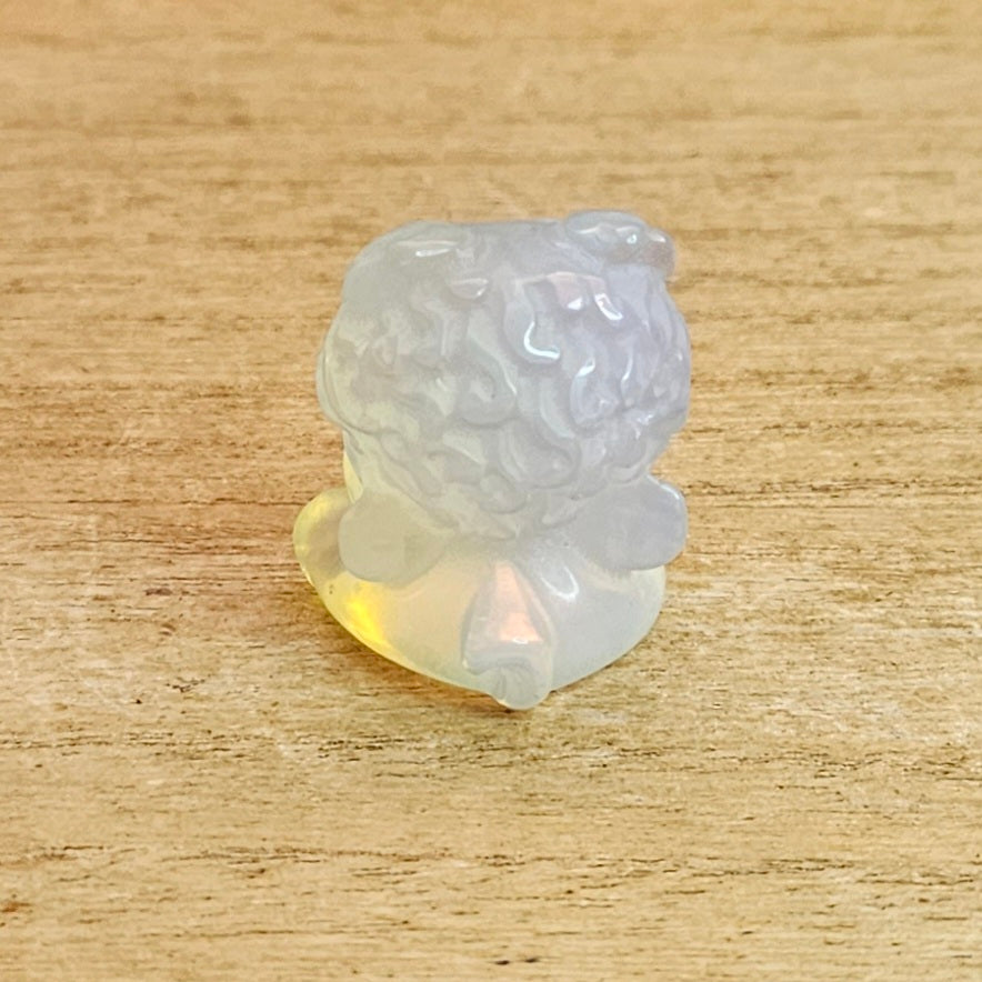 Opalite Money Monster Carving.