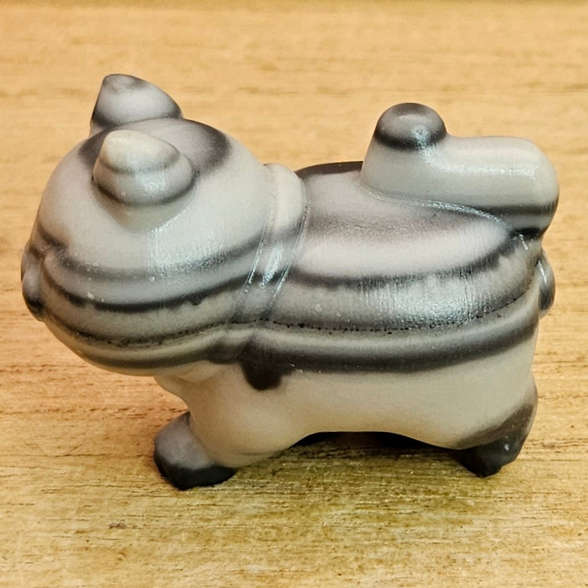 Taiji Jade Cat Carving.