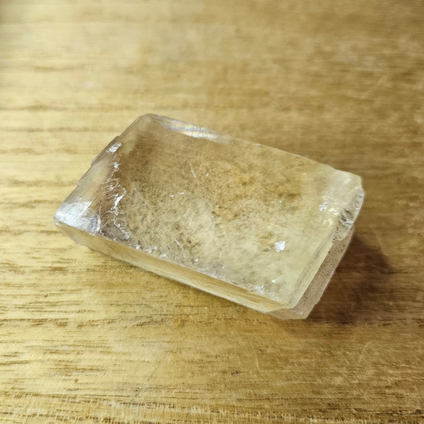 Optical Calcite Raw Piece.