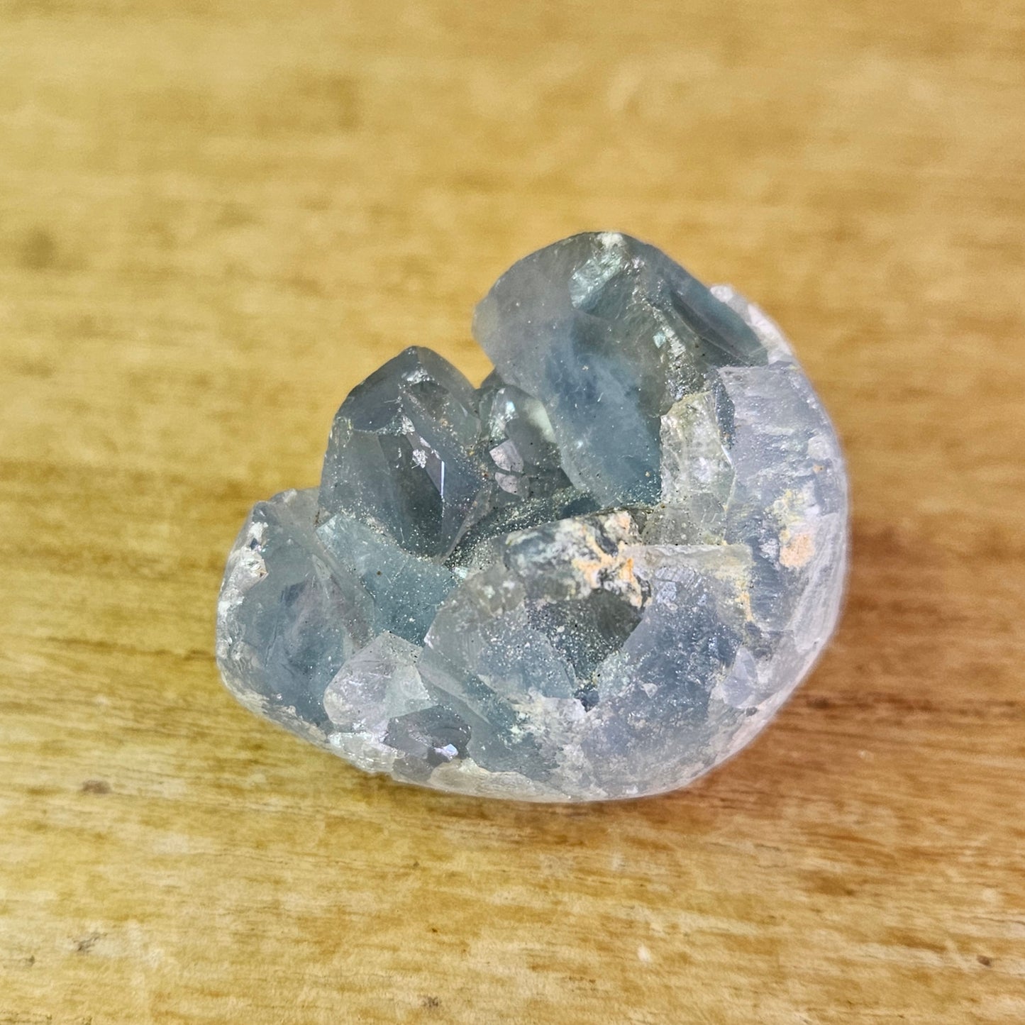Small Raw Celestite Egg.