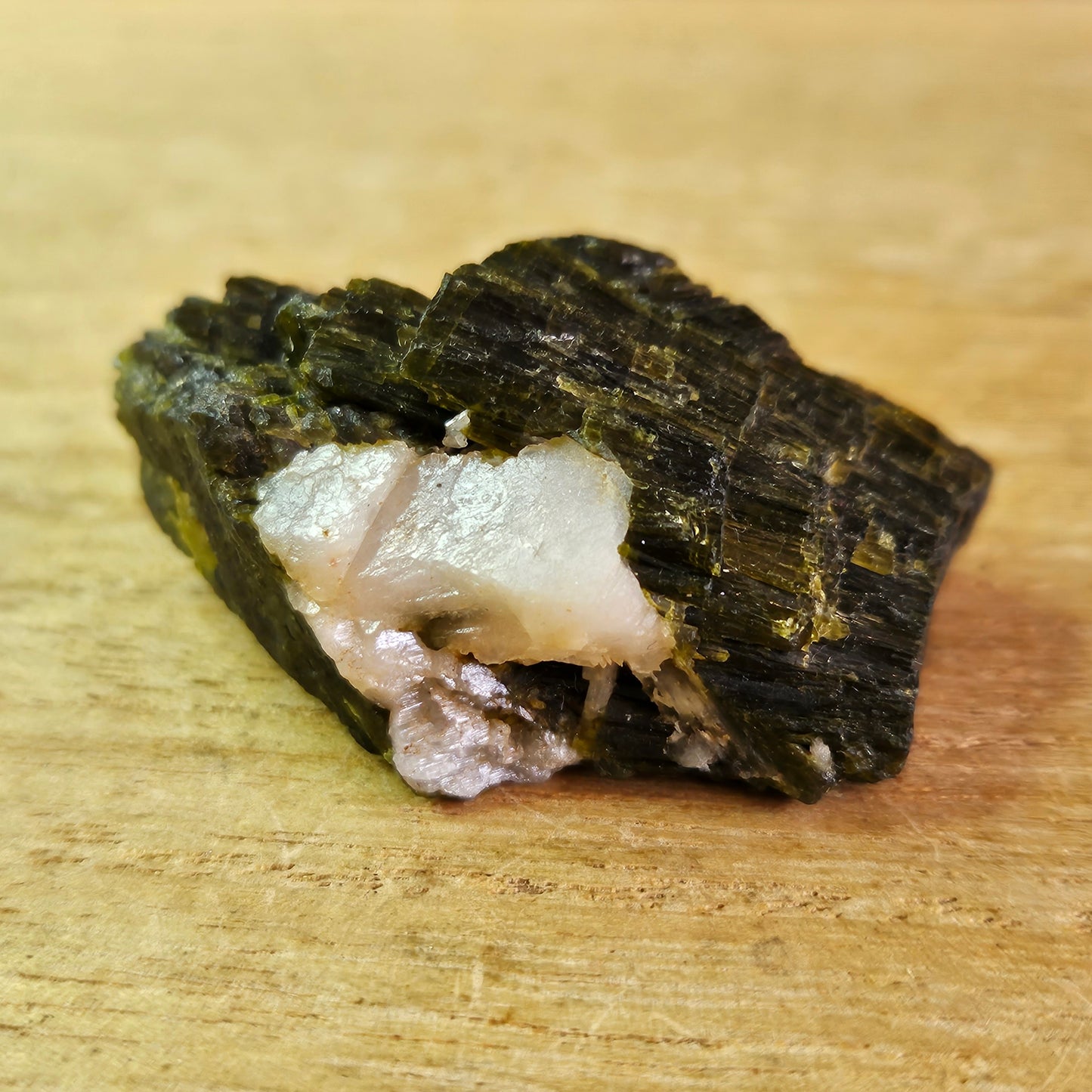 Epidote & Calcite Raw Piece.