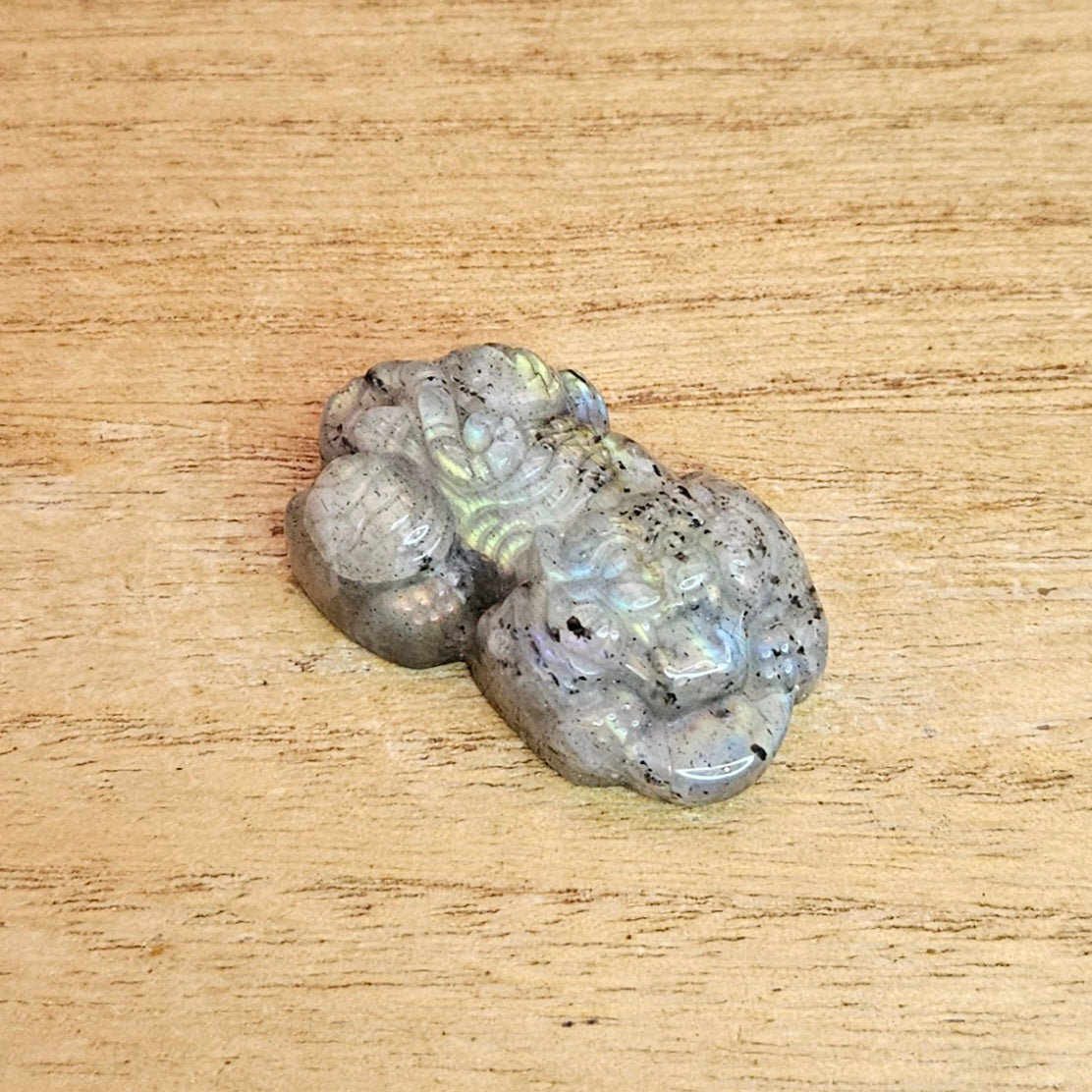 Sunset Labradorite Tiger Flat Carving.