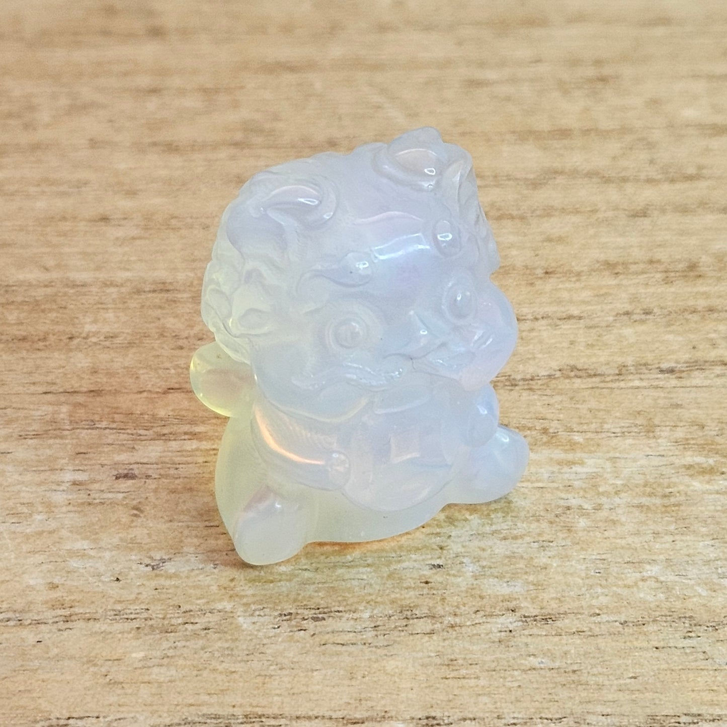 Opalite Money Monster Carving.