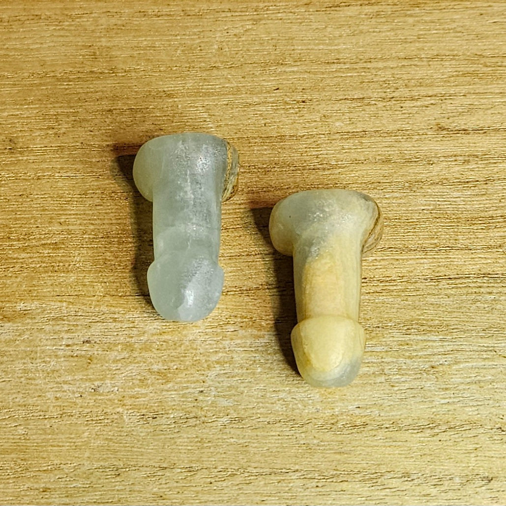 Blue Onyx Willy Carving. *Sold Separately*