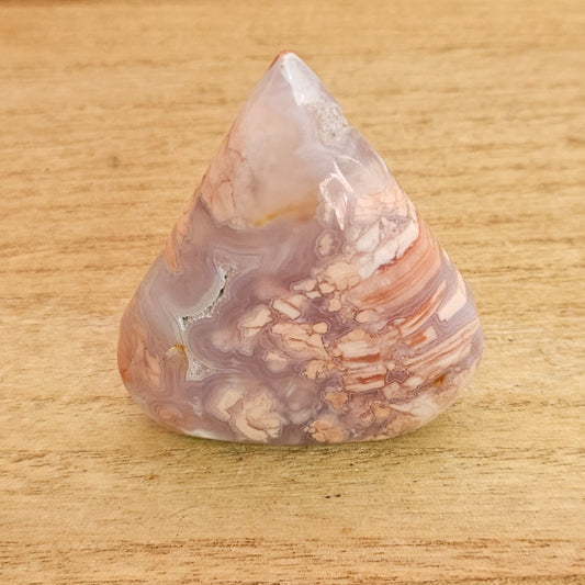 Pink Cotton Candy Agate Flame.