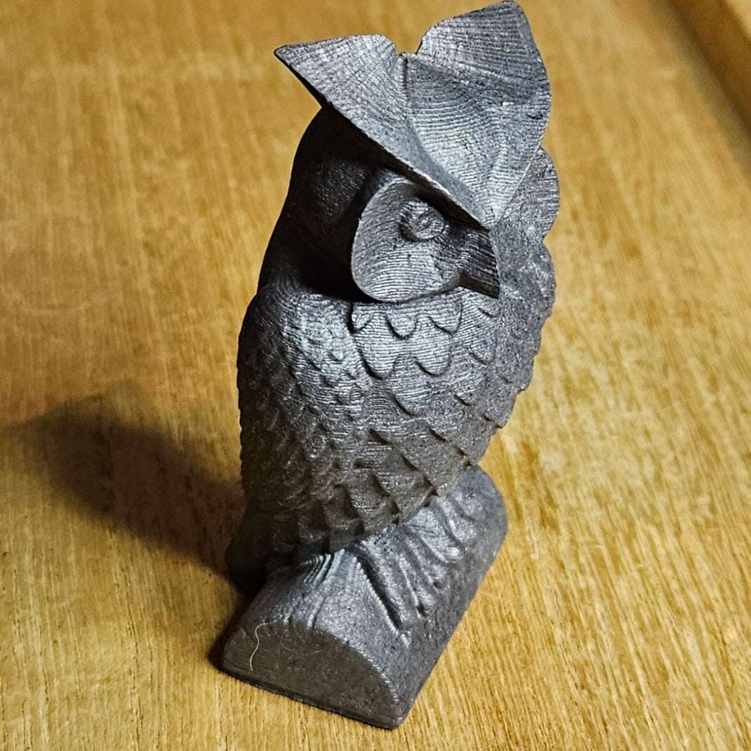 Shungite Owl Carving.