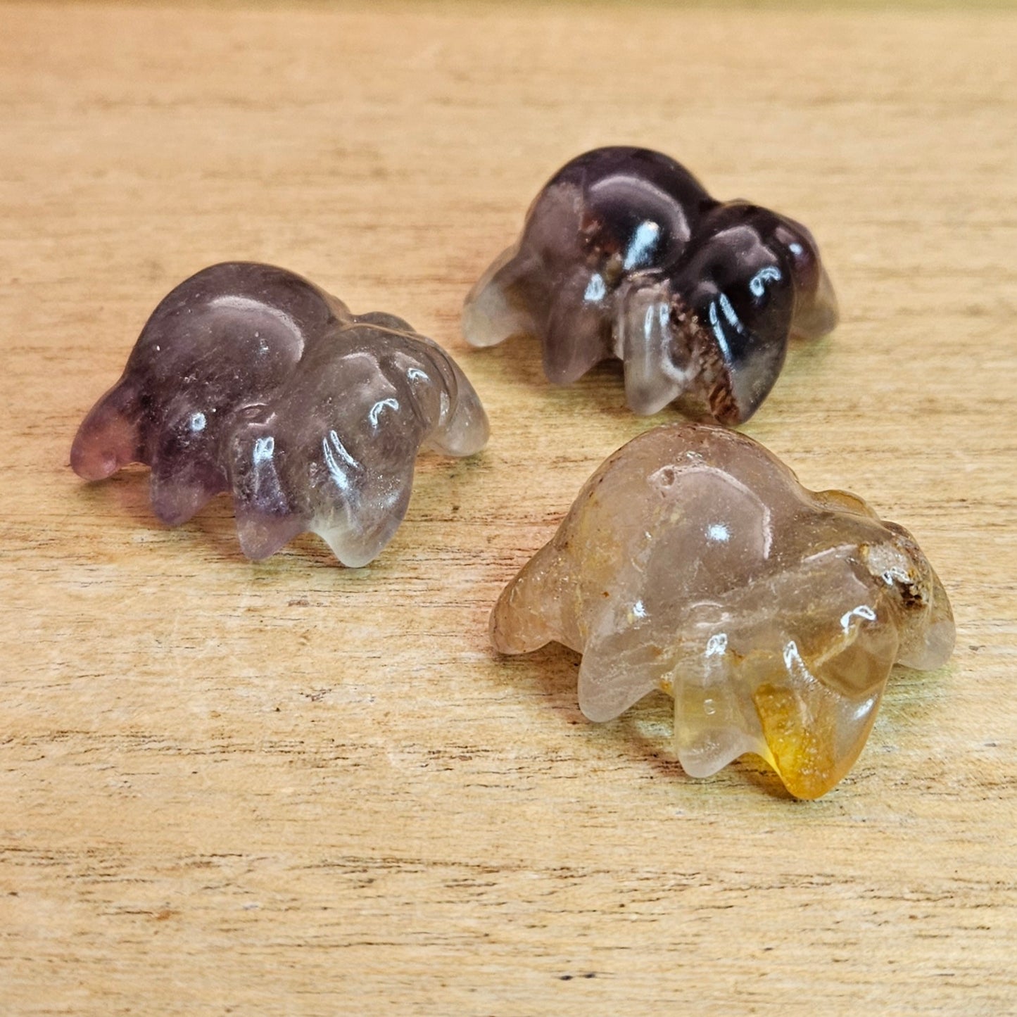 Fluorite Spider Carving. *Sold Separately*