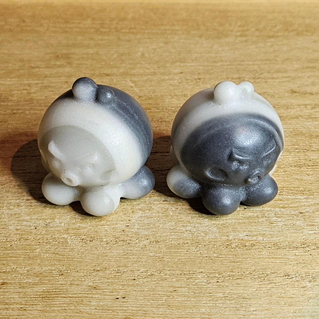 Taiji Jade Angry Octopus Carving. *Sold Separately*