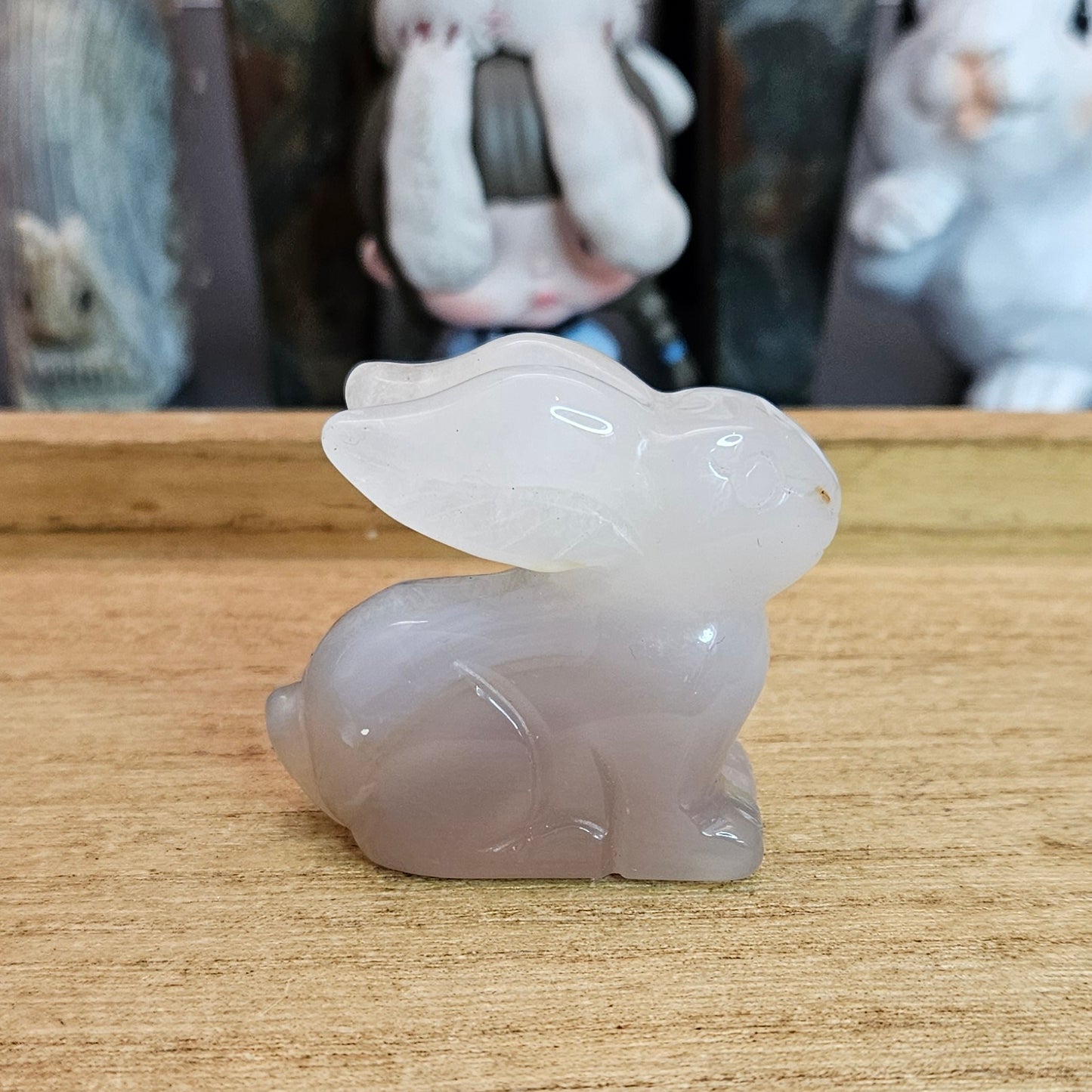 Agate Rabbit Carving.