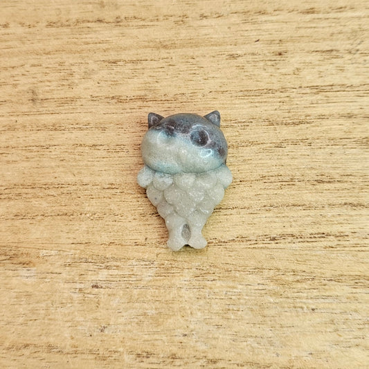 Trolleite Owl Flat Carving.