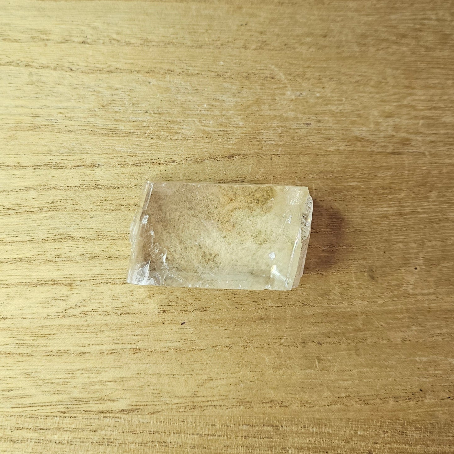 Optical Calcite Raw Piece.