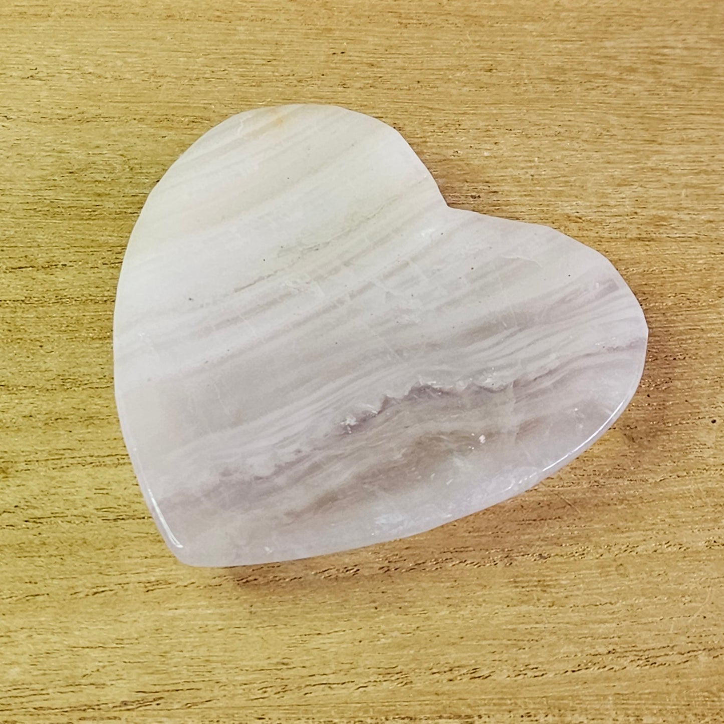 Fluorite Heart Trinket Dish.