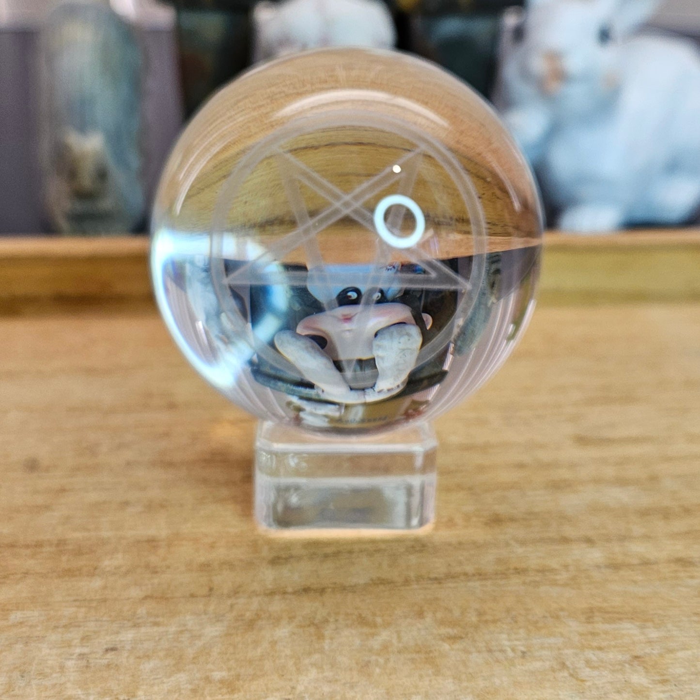 Pentagram Glass Sphere.